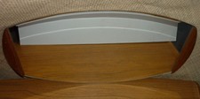 Vintage Danish Oval Teak Edge