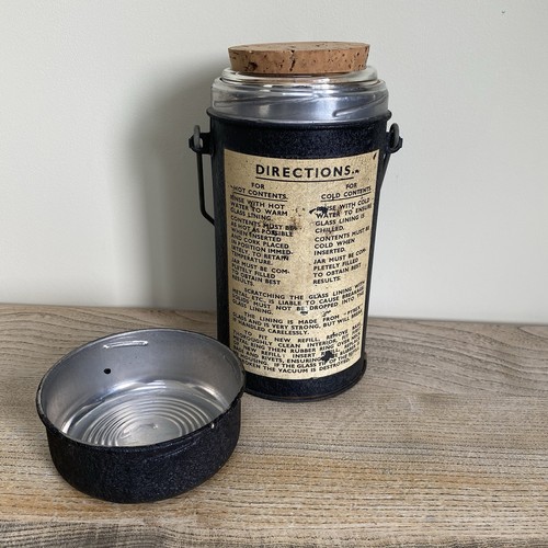 Vintage thermos vacuum food - thermos,
