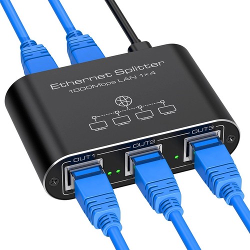 Vedindust ethernet splitter - splitter, 1