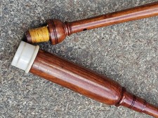 Vintage Rosewood Bagpipe Practice Chanter. Excellent Condition 