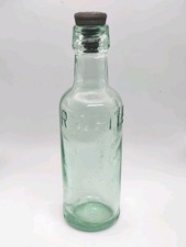 Antique Early 20th Century R White Clear Lemonade Bottle With Screw Top RBB 1041