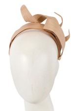 Nude leather headband racing