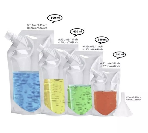 Drink pouches for - x,