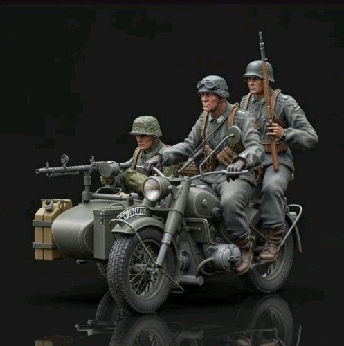 Ww2 german motorcycle with - ww2,