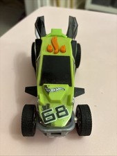 Toy State Hot Wheels Pedal Masher Buggy Die Cast Car Lights Sounds Lime Green