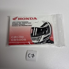 Honda CB 500 S Sport Owners