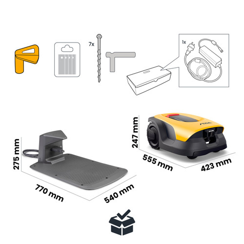 Stiga autonomous robot - stiga, a