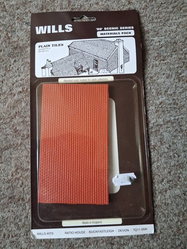 Wills red plain tiles - tiles, mp