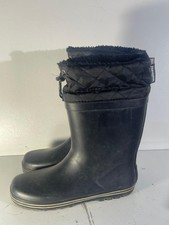 Next Women's Wellies Thinsulate Boot Size 5(38)Used Black Wellington Boots -A153