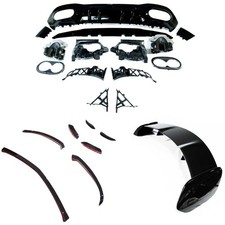 MERCEDES W177 2018-2022 A-CLASS GLOSS BLACK KIT - BLAK BY CT