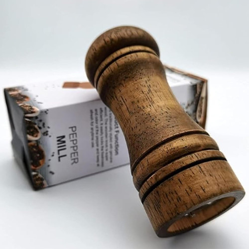 Wooden pepper salt mill - pepper,