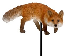 Vivid Arts Fox Prowling H6cm - Plant Pal - Lifelike Garden Ornament Gift