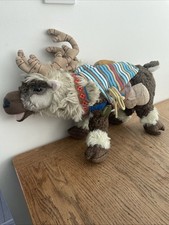 Disney Store Frozen Sven Soft Toy Plush Reindeer 17” Poseable