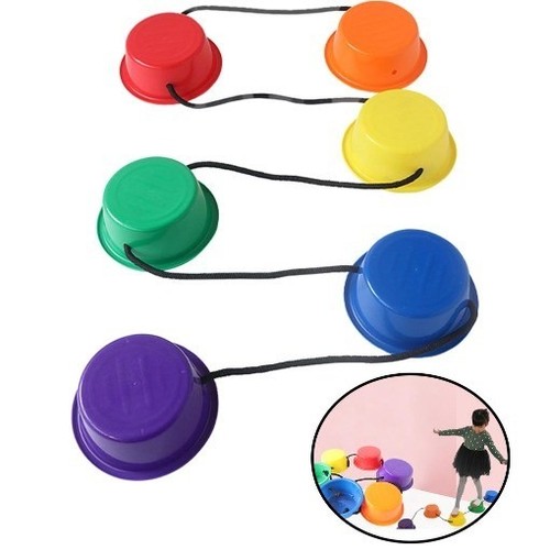 Kids colorful stepping - stepping, stones