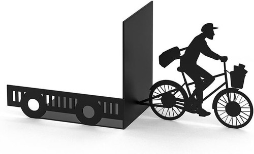 Book ends black metal art - metal,