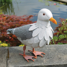 Hand crafted metal seagull - crafted,