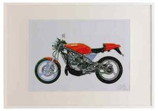 Yamaha SDR200 1987 A2 framed limited edition print drawing