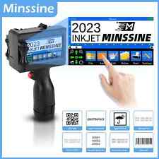 Handheld Inkjet Printer Gun 12.7mm Fast-Drying Ink Text QR Barcode Label Printer