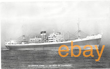 SHIPPING POSTCARD - ELLERMAN