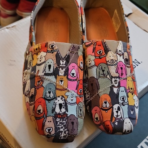 Bobs womens slip flat dog - womens,