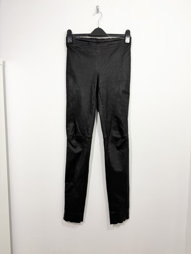 Joseph leather leggings size - leather,