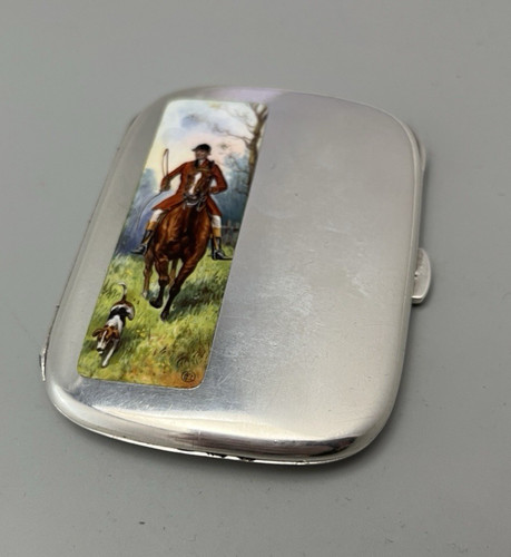 Antique silver enamelled - antique,