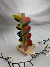 Wooden Marble Tree Track –