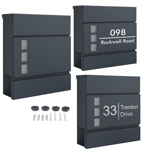 Personalised large letter box - personalised,
