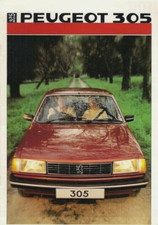 Peugeot 305 Saloon 1985-86 UK