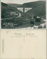 Rhayader Birds Eye View Pen Y Garreg Dam Elan Valley PB Abery
