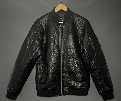 Embroidered patterned bomber - &,