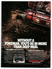 PRINT AD, 1986 Honda Foreman