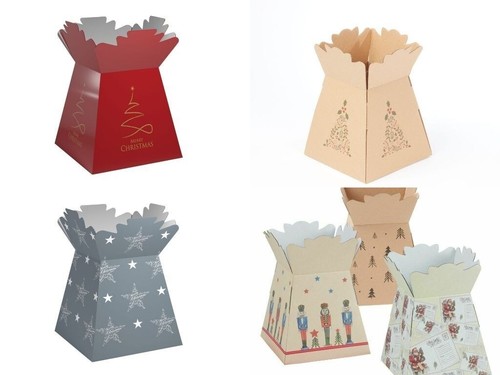 Christmas flower bouquet - bouquet, boxes