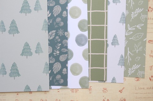 Forest nature mix cardstock - forest,