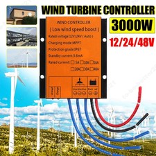 Charger Controller 12/24/48V 3KW For Wind Turbine Generator Low Wind Speed Boost