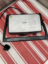 VonShef Panini 2 Slice Grill Black