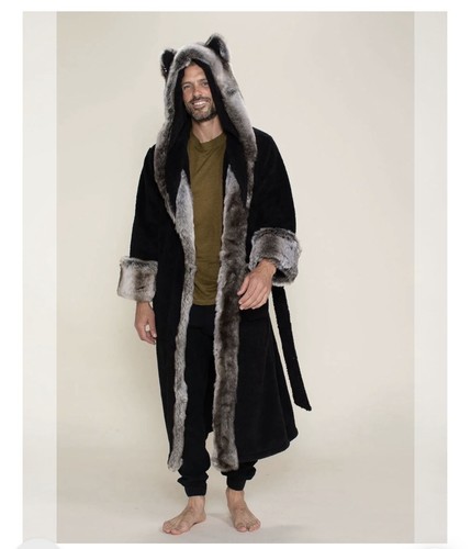 Spirithoods grey wolf - wolf, robe