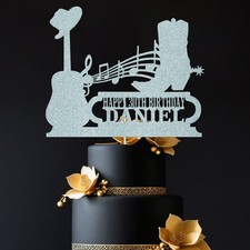 Personalised Glitter Country