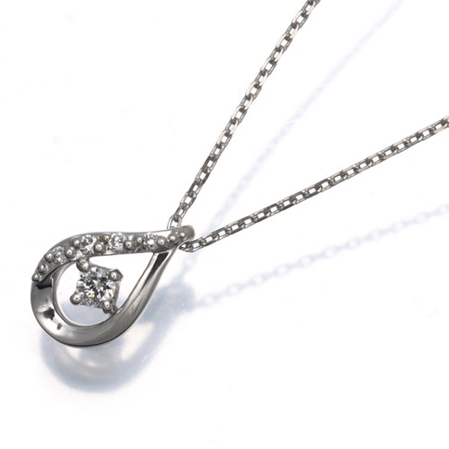 Necklace diamond teardrop 850 - diamond,