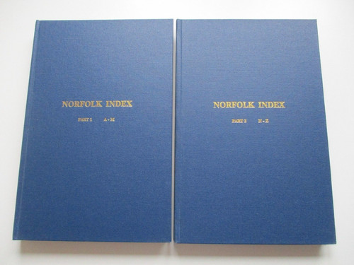 Norfolk genealogy volumes - norfolk,