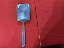 Silver & Enamel Blue Hand Mirror 