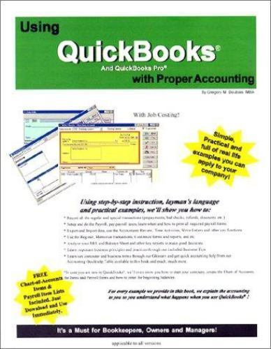 Using quickbooks and - using, (and