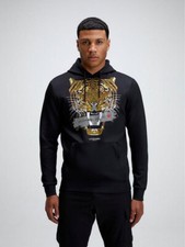 Alessandro Zavetti Golden Savage Overhead Poly Hoodie - BLACKGOLD