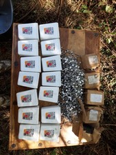 Plastops Plastic Headed Nails - White 65mm Ringshanked Nails over 1700pcs Joblot