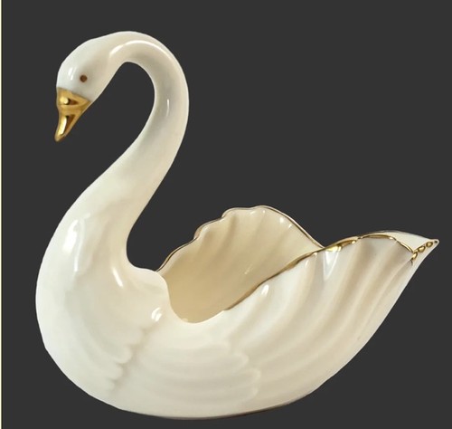 Lenox swan cake topper 24k - topper,
