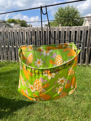 Vintage clothes pins bag - vintage,