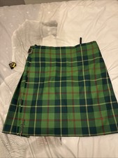 Brand New Kilt Heavy Wool Made In Inverness  Mcnally Tartan Galloway district 