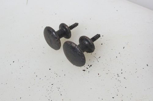 Vintage iron drawer handle - vintage,