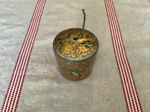 Paper mache painted box - paper, for