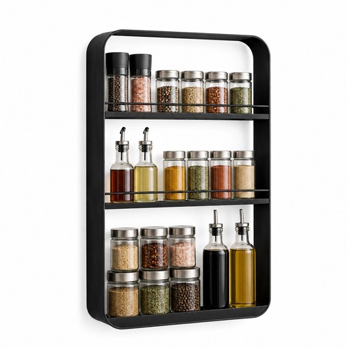 Wall mounted bathroom shelf - wall,